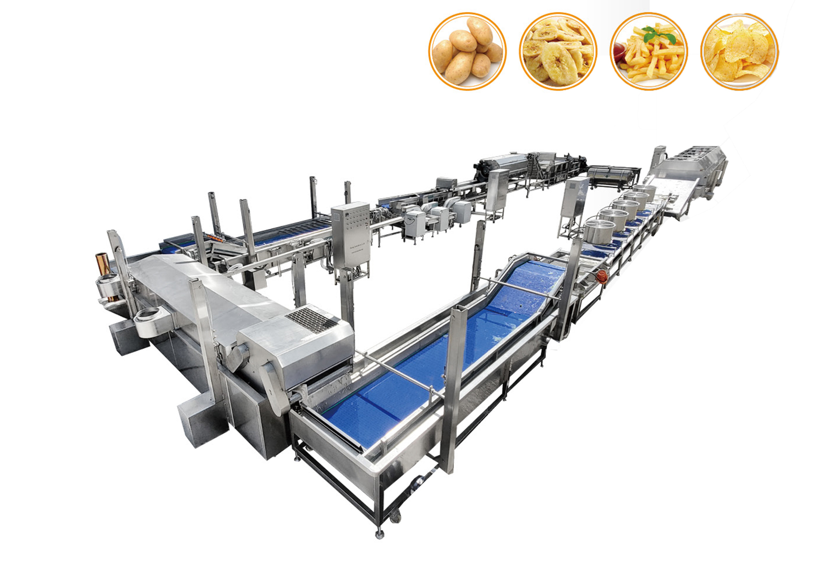 French Fries Potato Processing Line