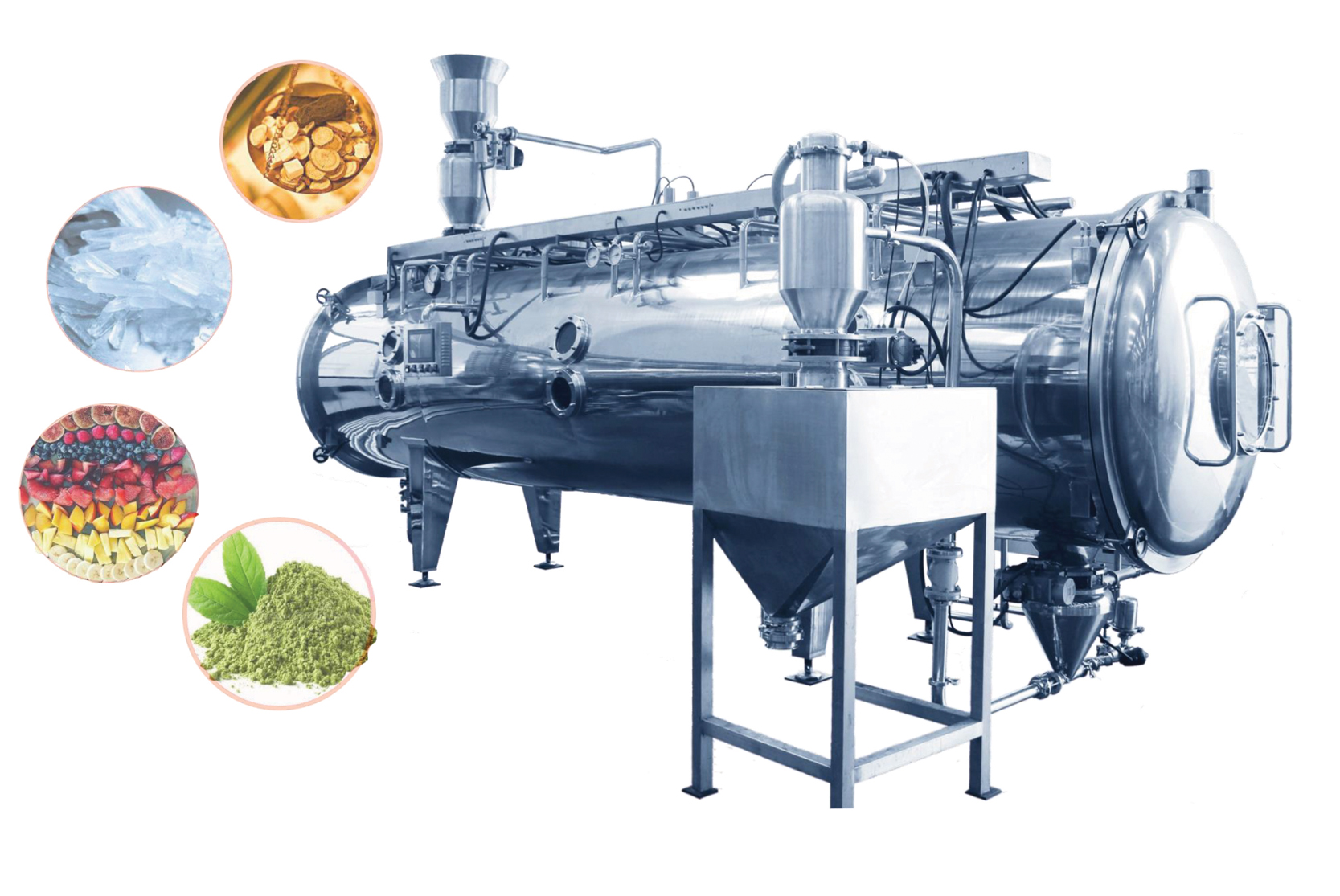 Vacuum Belt Dryer For Powder & Particle